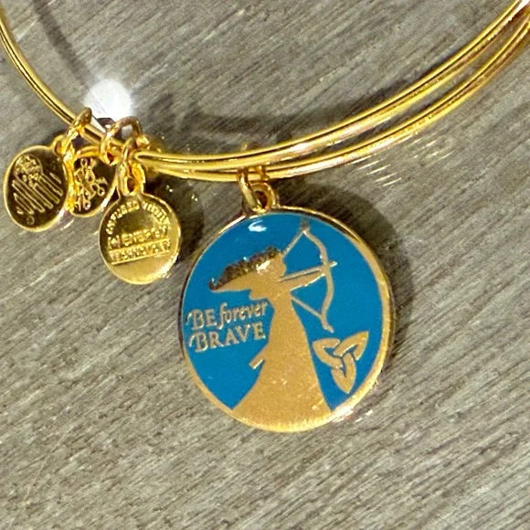 Disney Alex & Ani Merida Brave Bangle Bracelet - Picture 3 of 3